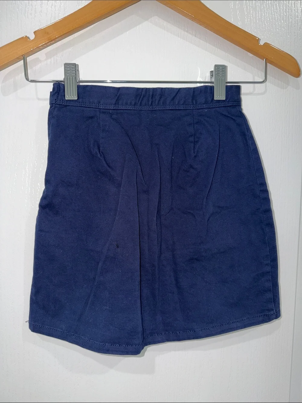 The Children’s Place Classic Navy Button-Front A-Line Skirt size 6x/7 NWT
